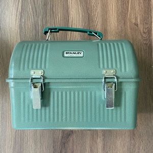 Stanley | classic 10 QT lunchbox hammertone green